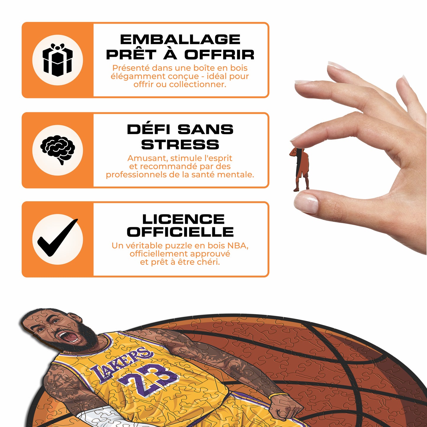 LeBron James - Puzzle en Bois