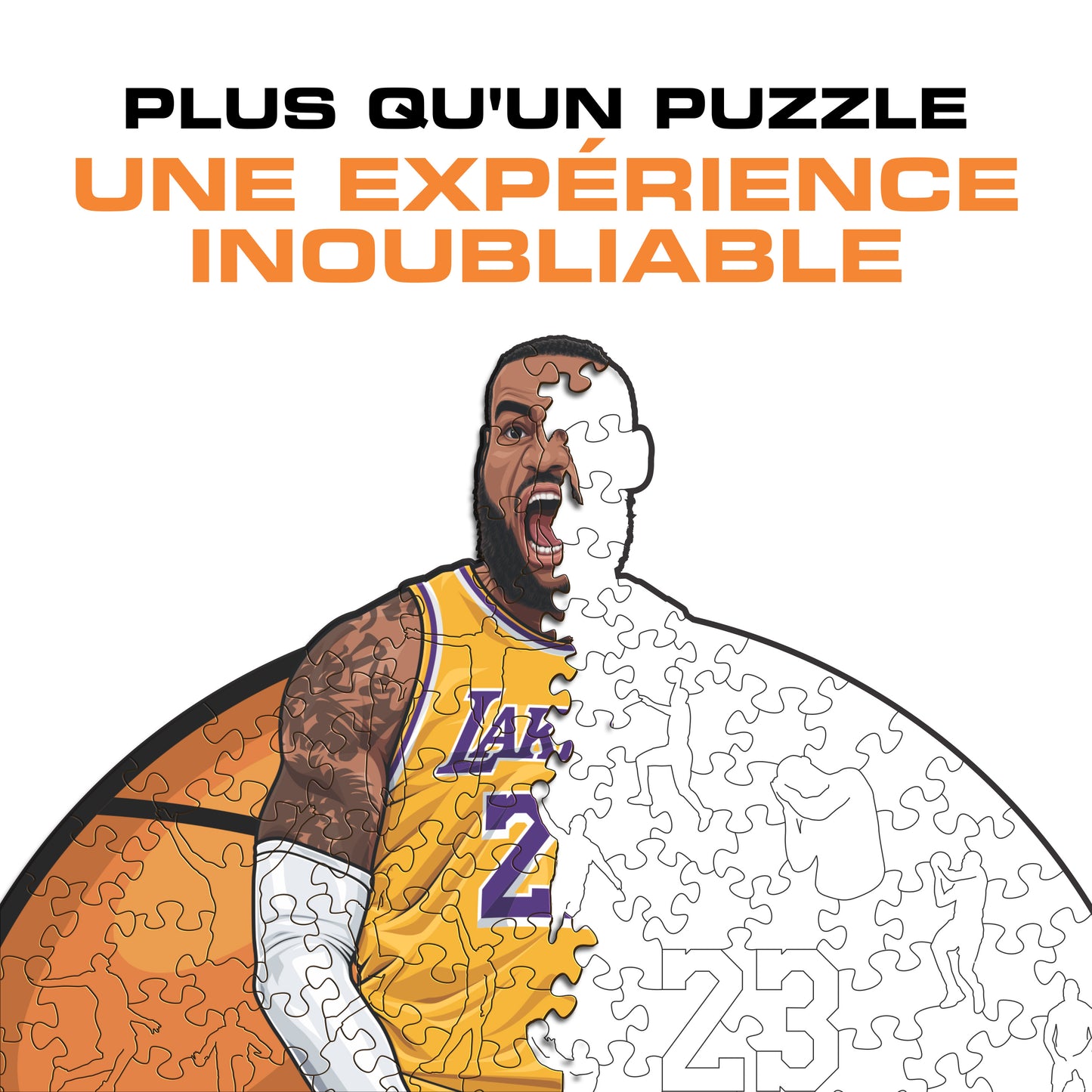 LeBron James - Puzzle en Bois
