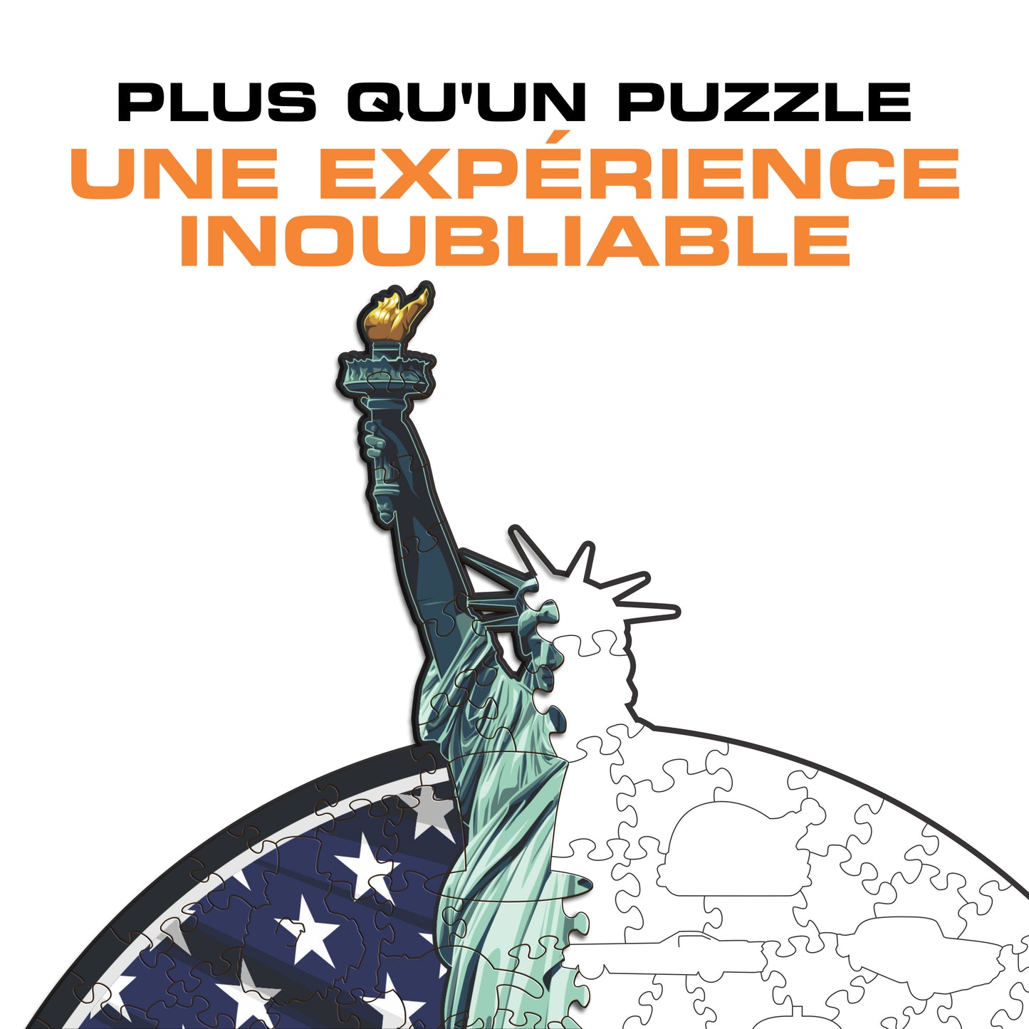 Statue de la Liberté - Puzzle en Bois