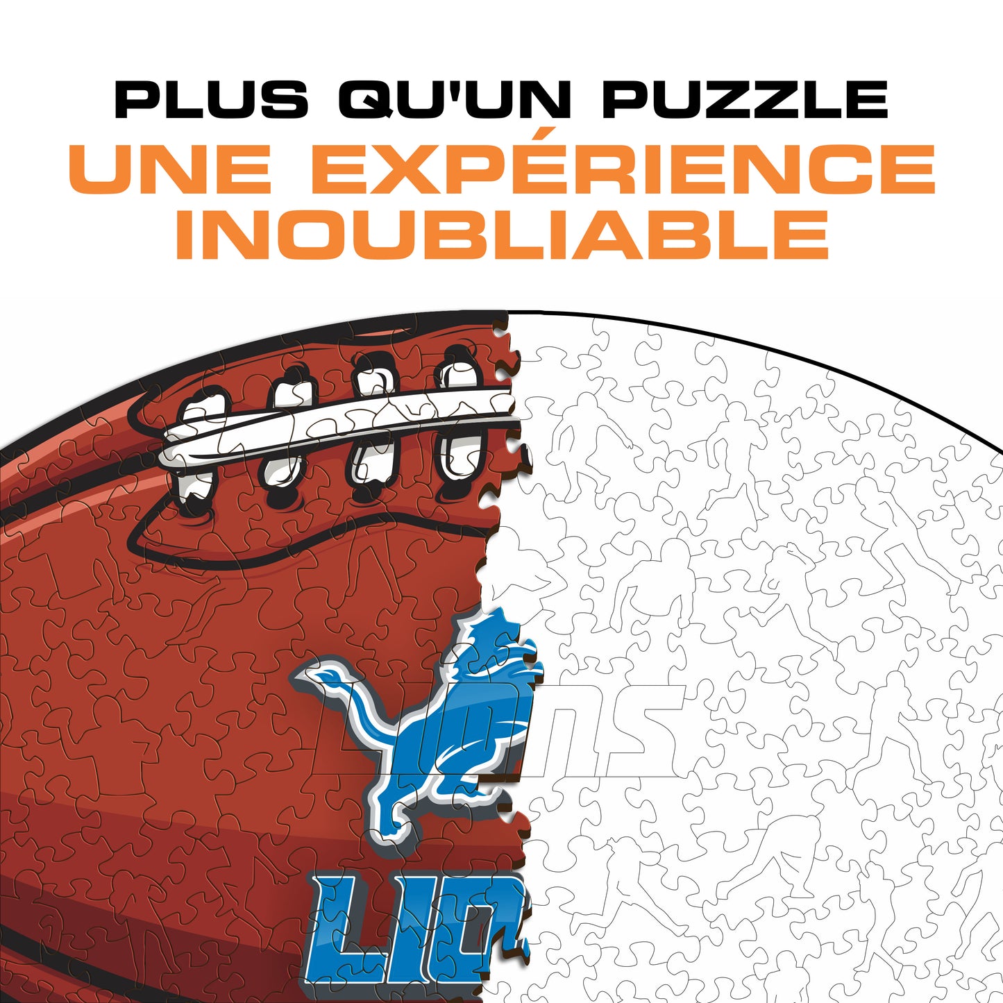 Football Detroit Lions™ - Puzzle en Bois