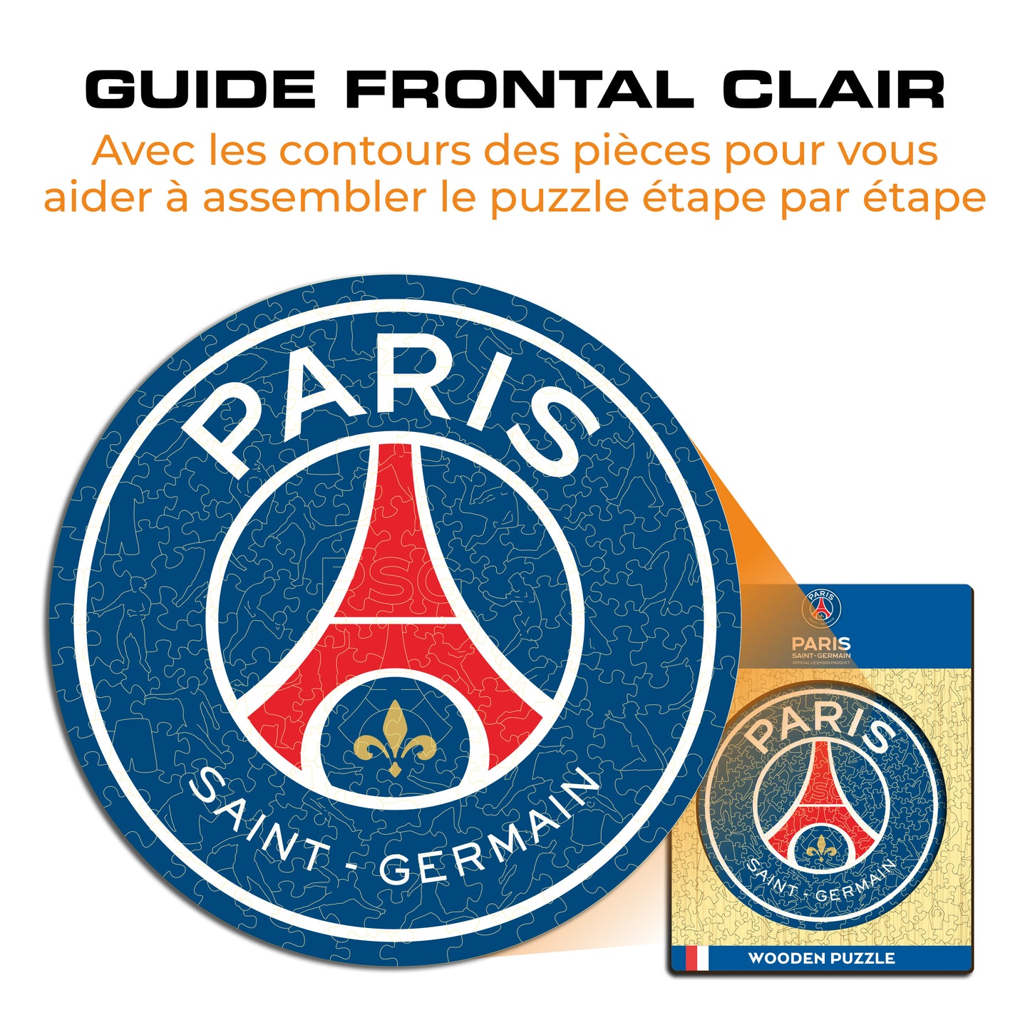Logo Paris Saint-Germain® - Puzzle en Bois
