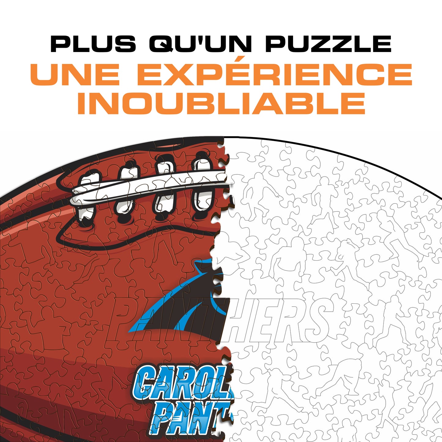 Football Carolina Panthers™ - Puzzle en Bois