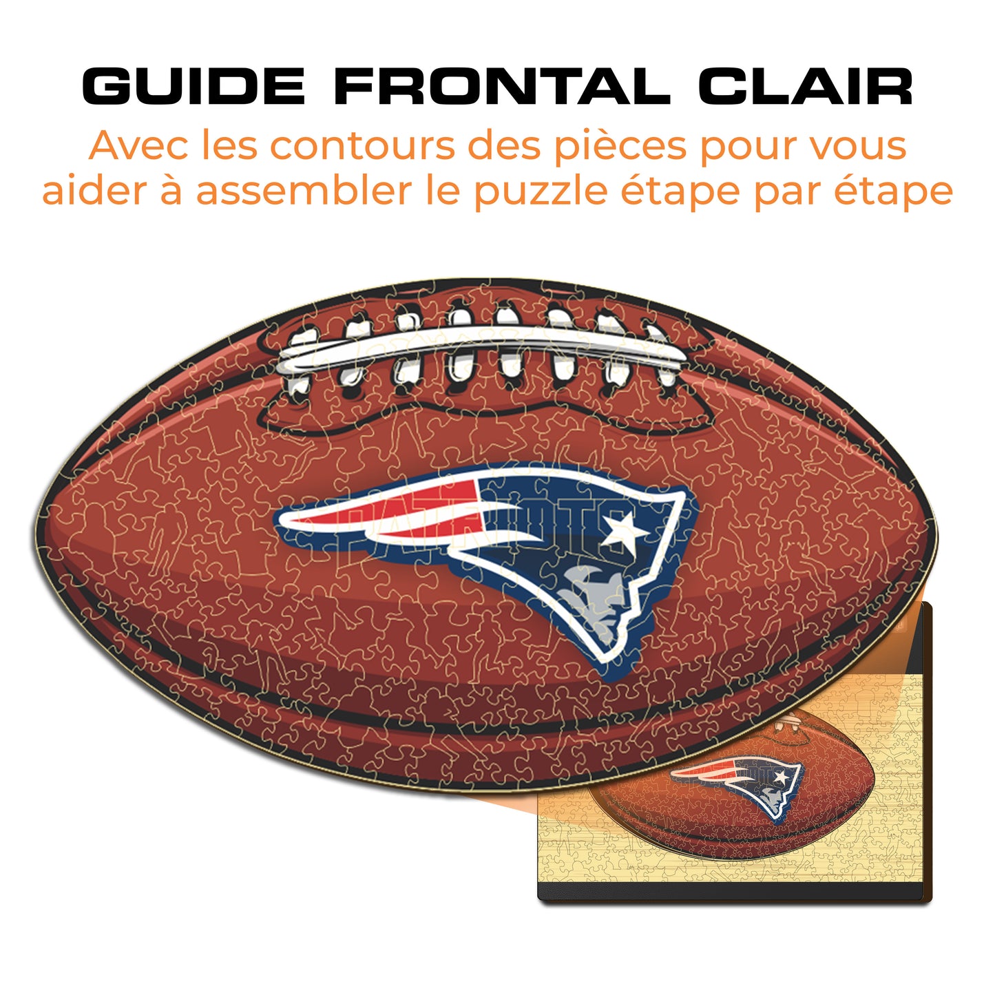 Football New England Patriots™ - Puzzle en Bois