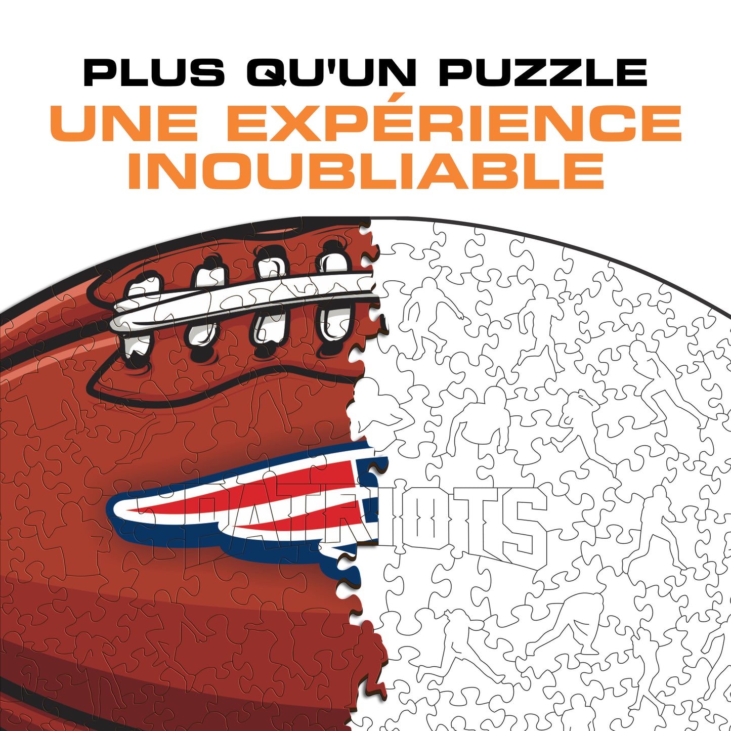 Football New England Patriots™ - Puzzle en Bois