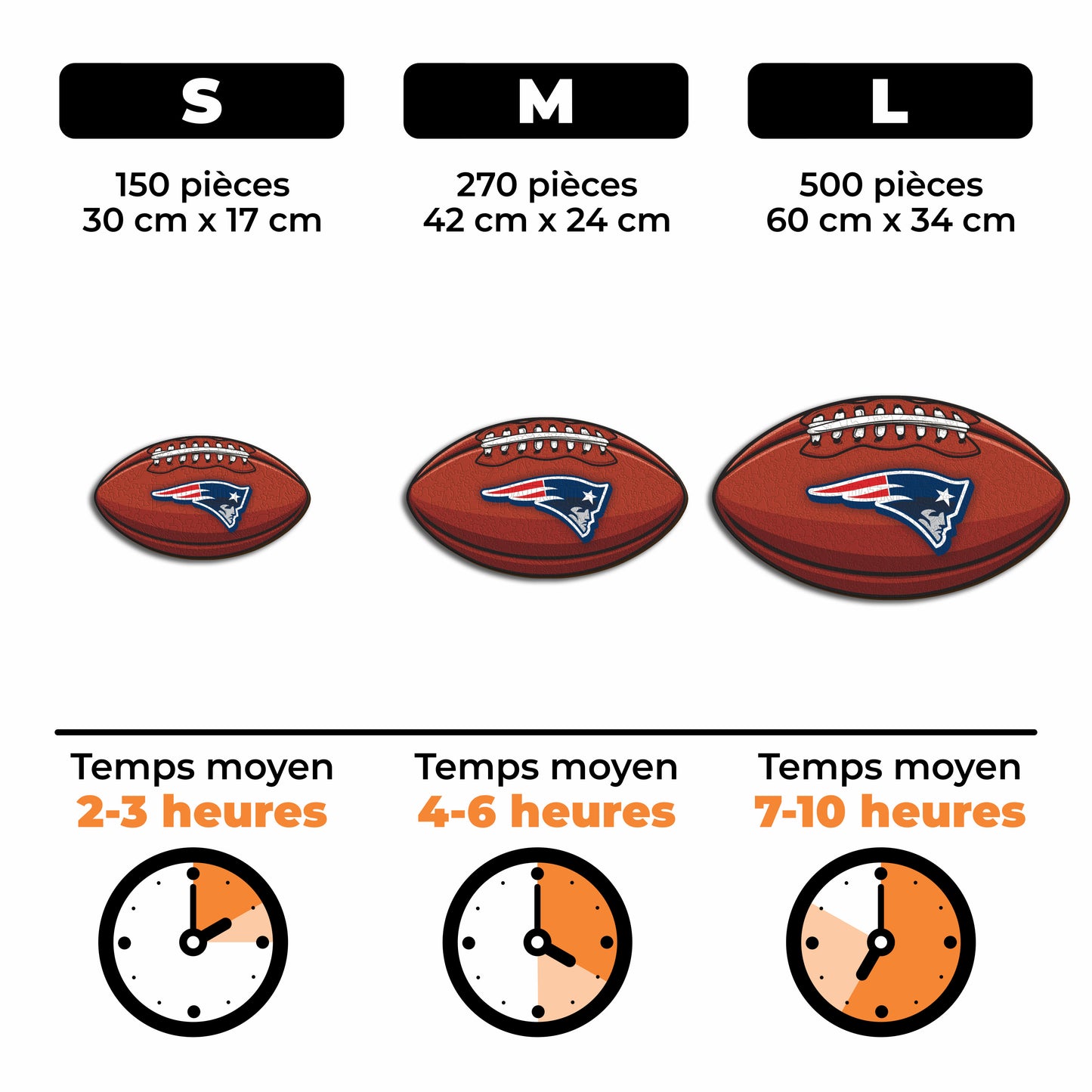 Football New England Patriots™ - Puzzle en Bois