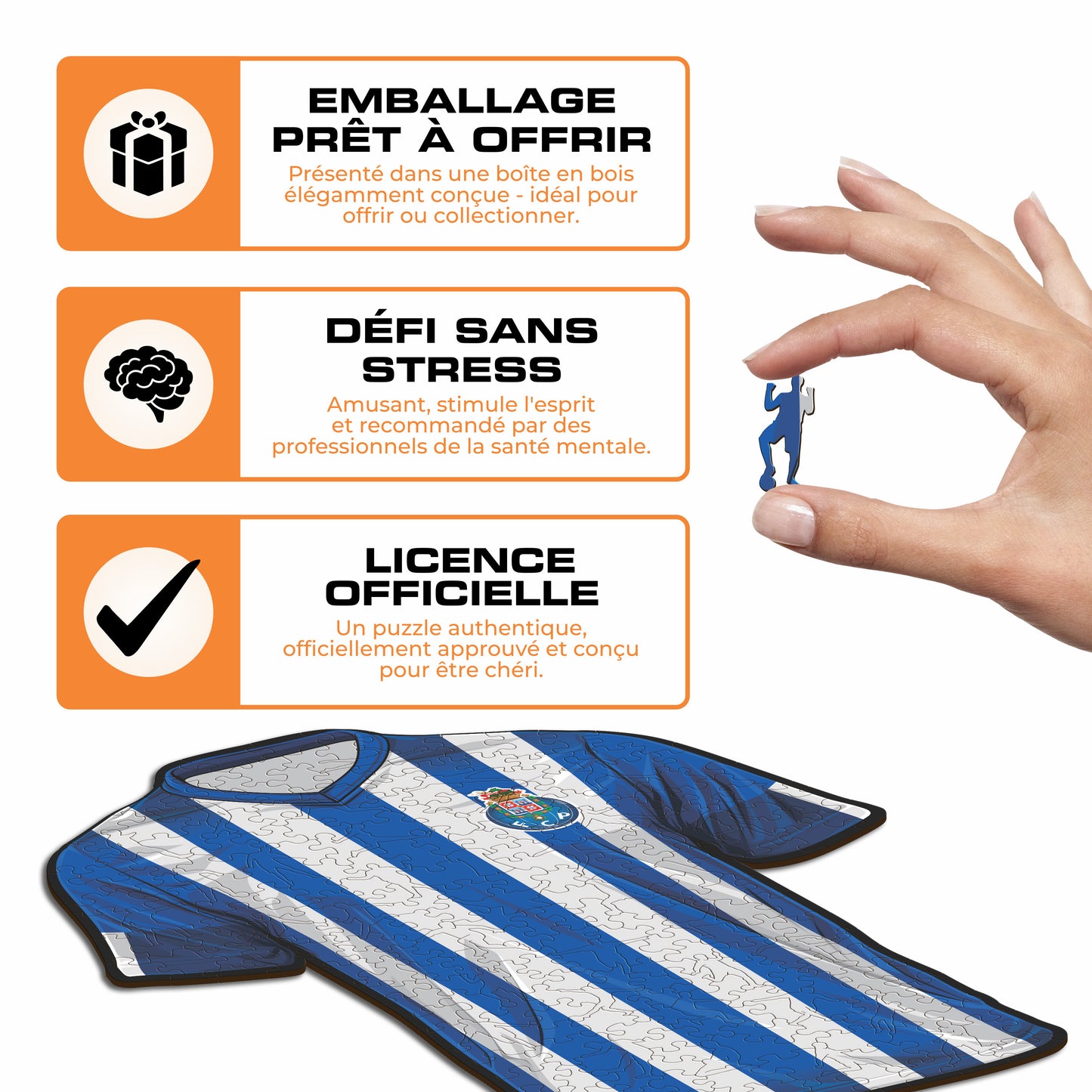Maillot FC Porto® - Puzzle en Bois