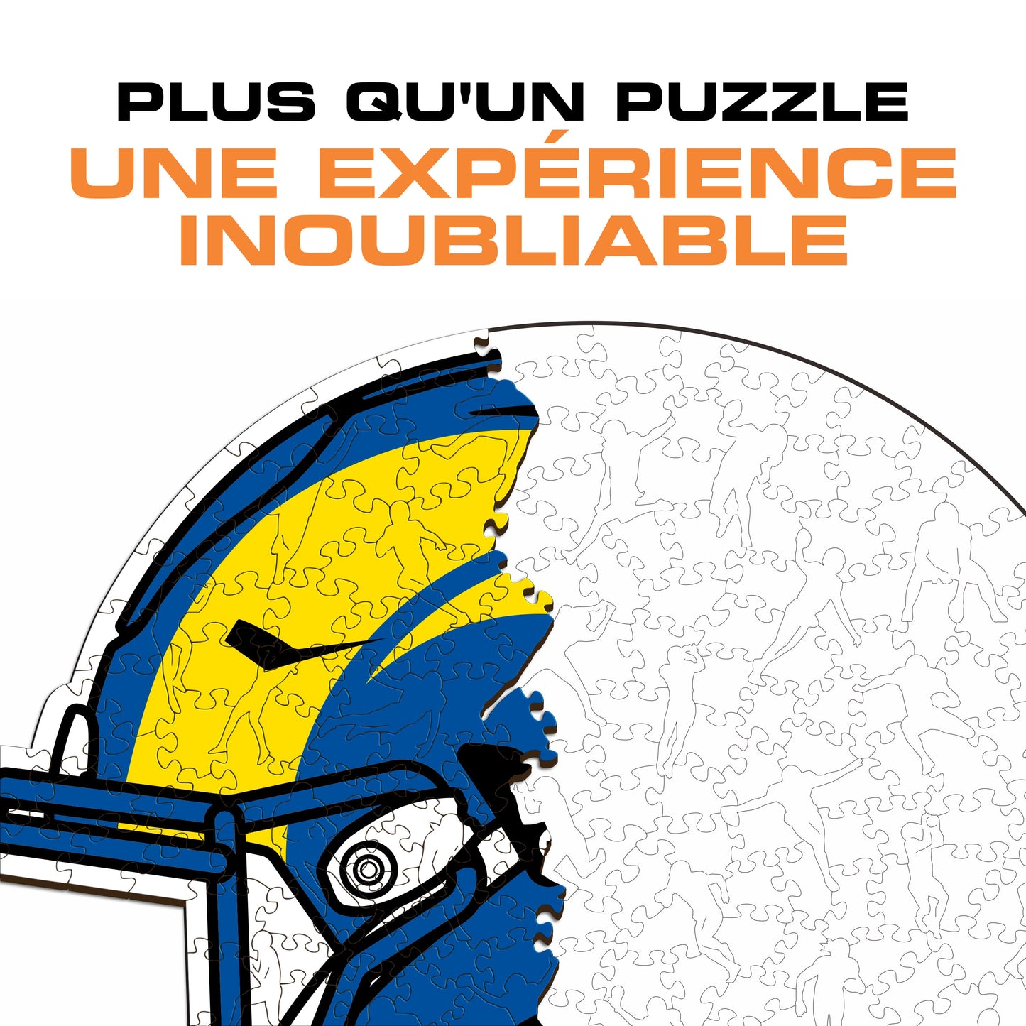 Casque Los Angeles Rams™ - Puzzle en Bois