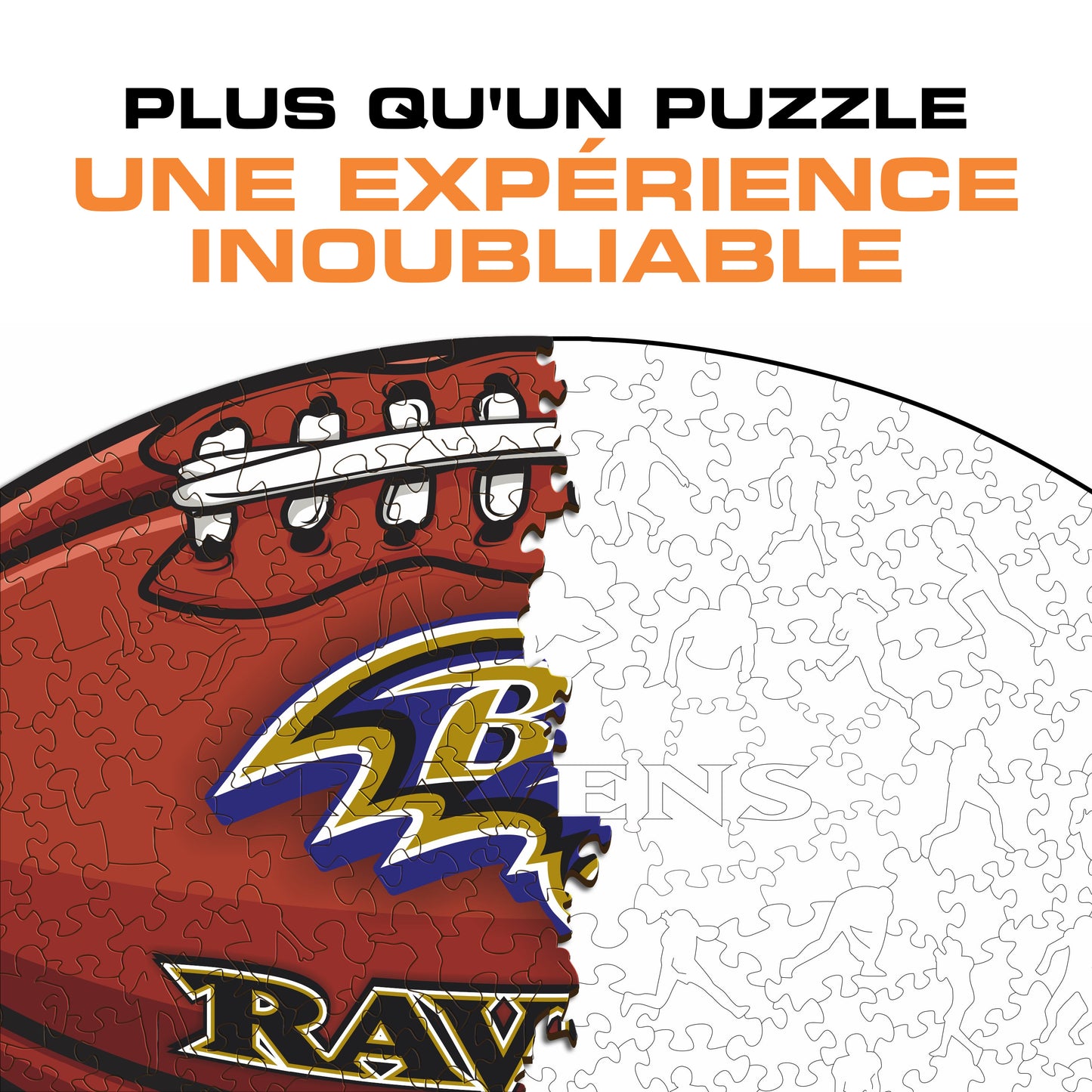 Football Baltimore Ravens™ - Puzzle en Bois