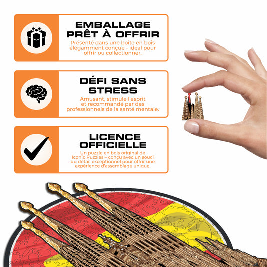 Sagrada Família - Puzzle en Bois