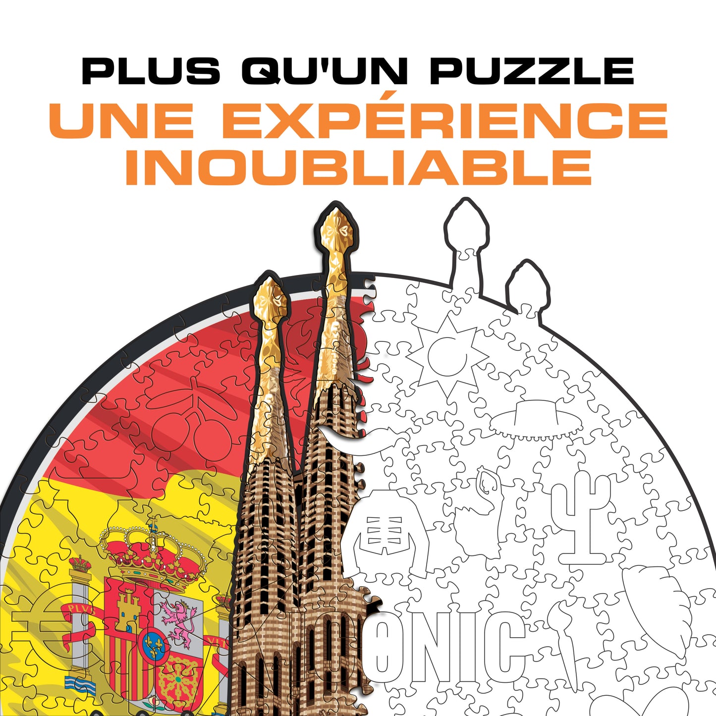 Sagrada Família - Puzzle en Bois