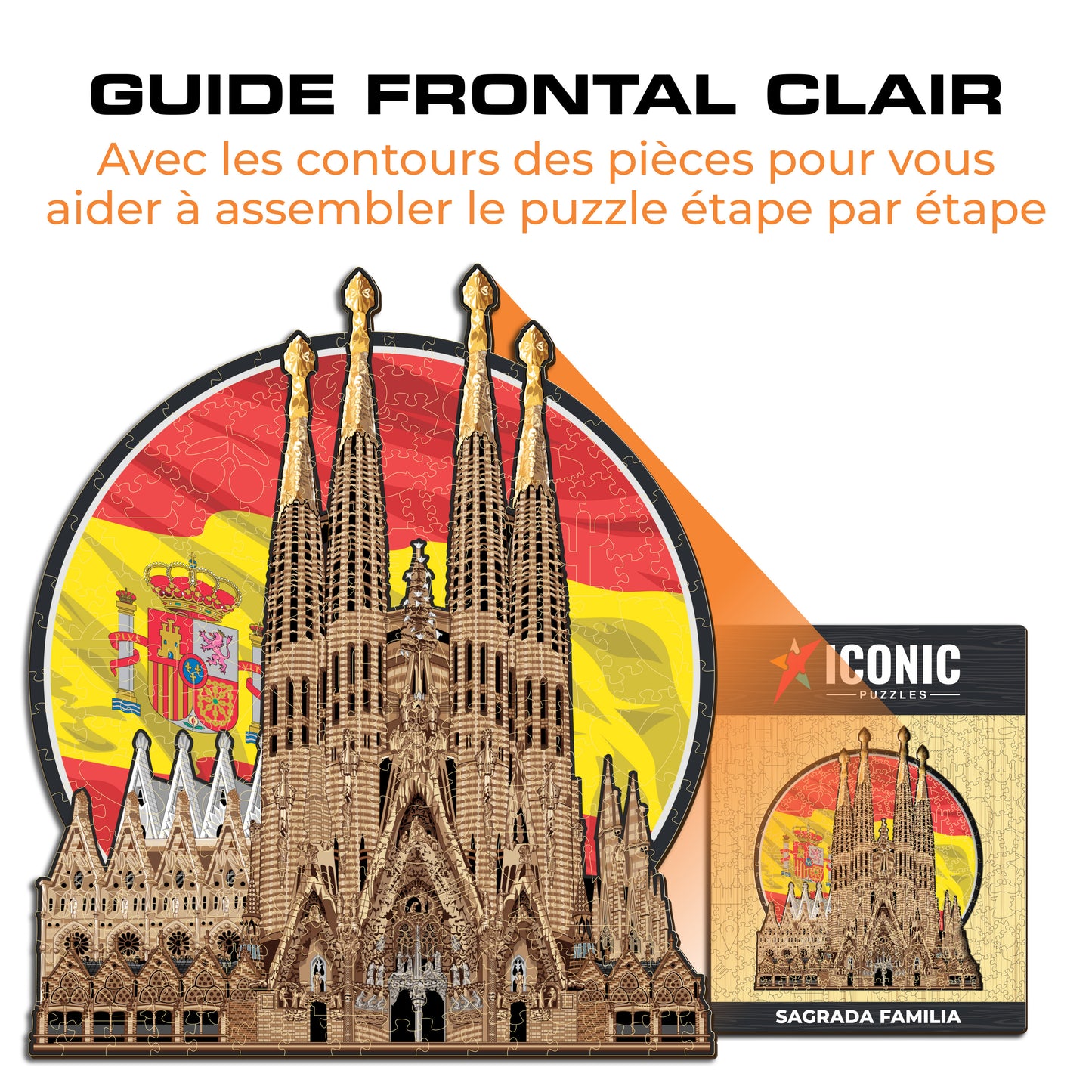 Sagrada Família - Puzzle en Bois