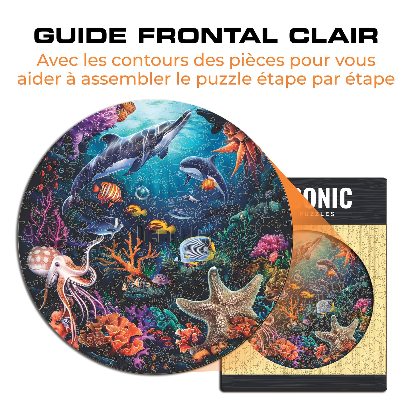 Animaux Marins - Puzzle en Bois