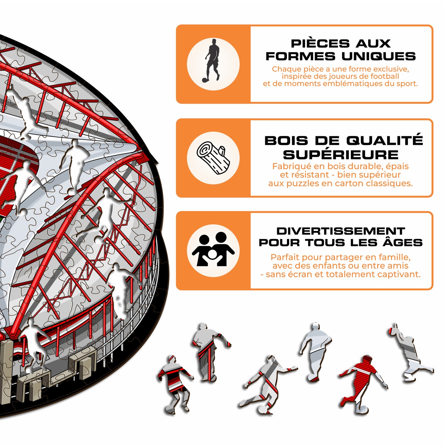 2 PACK SL Benfica® Eusebio + Estádio