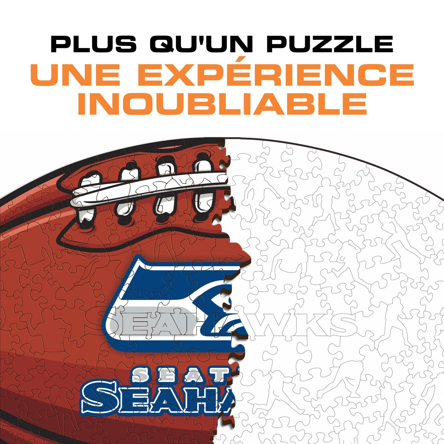 Football Seattle Seahawks™ - Puzzle en Bois