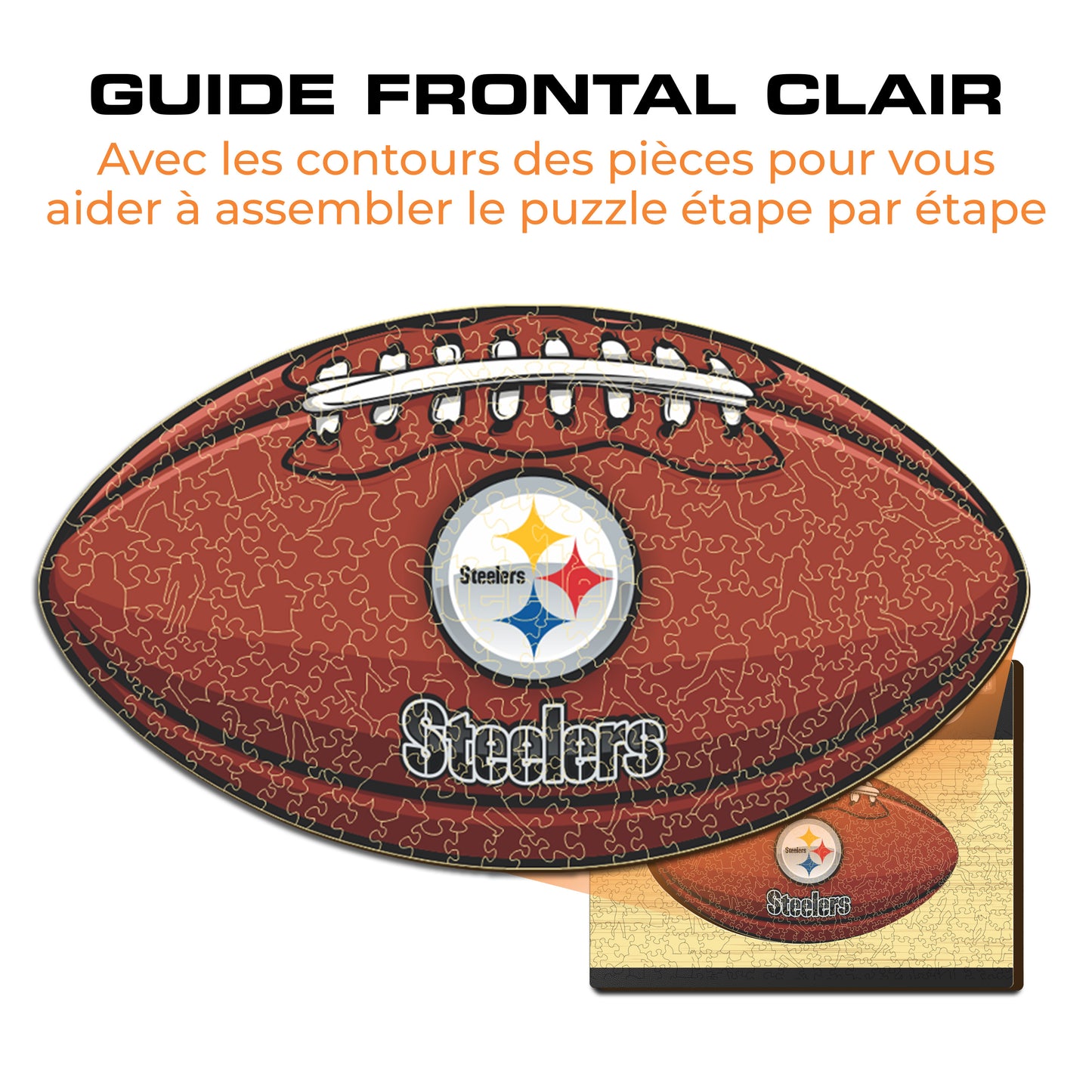 Football Pittsburgh Steelers™ - Puzzle en Bois