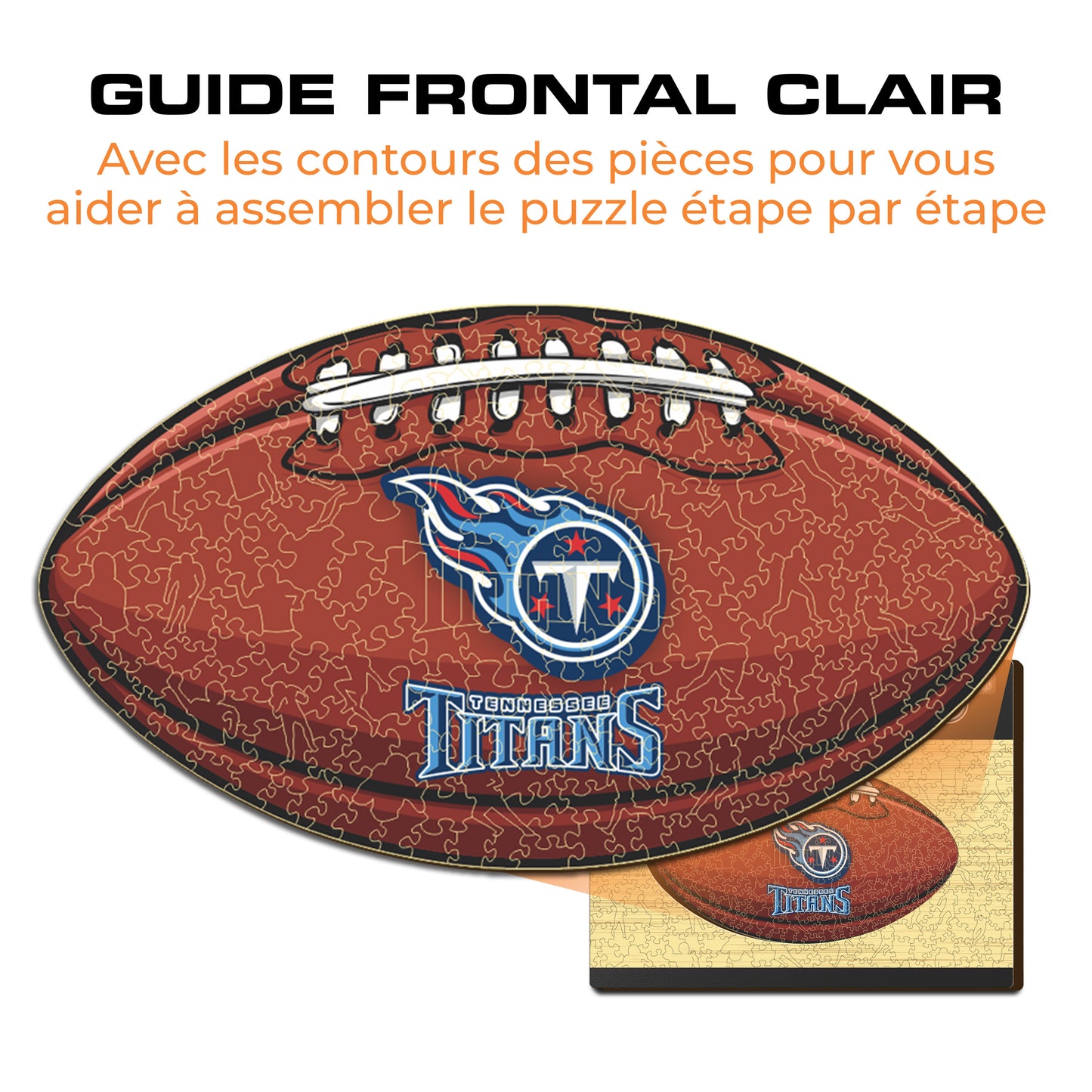 Football Tennessee Titans™ - Puzzle en Bois