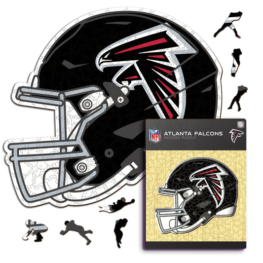 Casque Atlanta Falcons™ - Puzzle en Bois