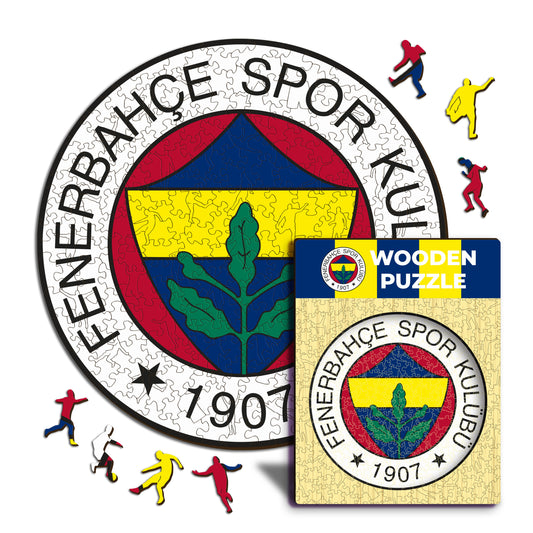 Logo Fenerbahçe S.K.® - Puzzle en Bois
