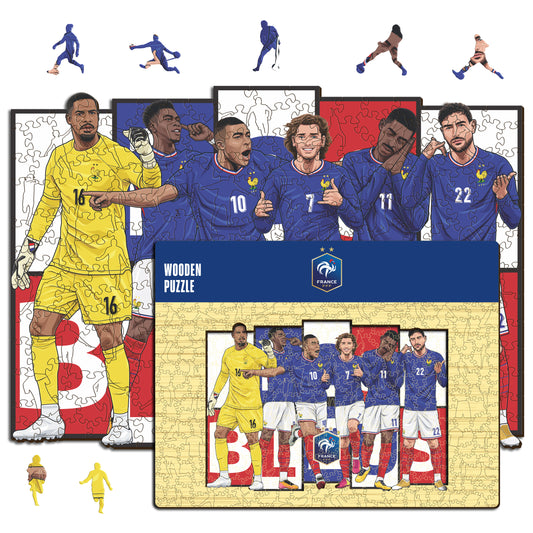 6 Joueurs Équipe de France® - Puzzle en Bois