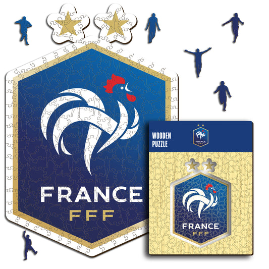 Logo Équipe de France® - Puzzle en Bois