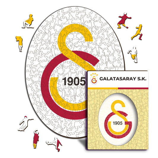 Logo Galatasaray S.K.® - Puzzle en Bois