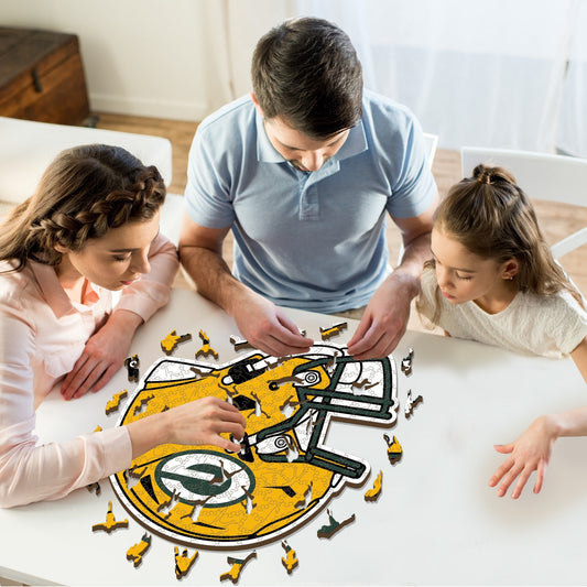 Casque Green Bay Packers™ - Puzzle en Bois