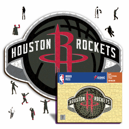 Houston Rockets™ - Puzzle en Bois