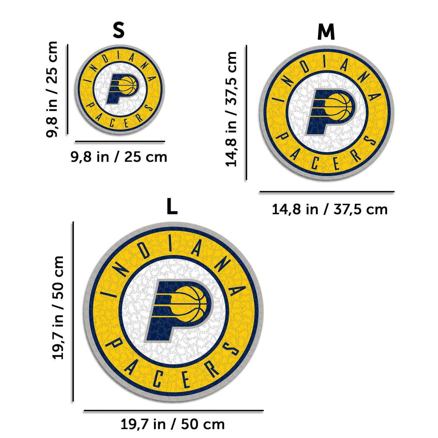 Indiana Pacers™ - Puzzle en Bois