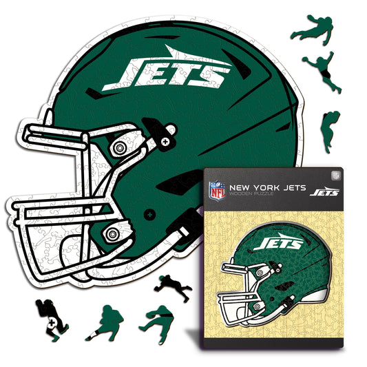 Casque New York Jets™ - Puzzle en Bois