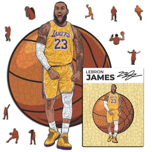 LeBron James - Puzzle en Bois
