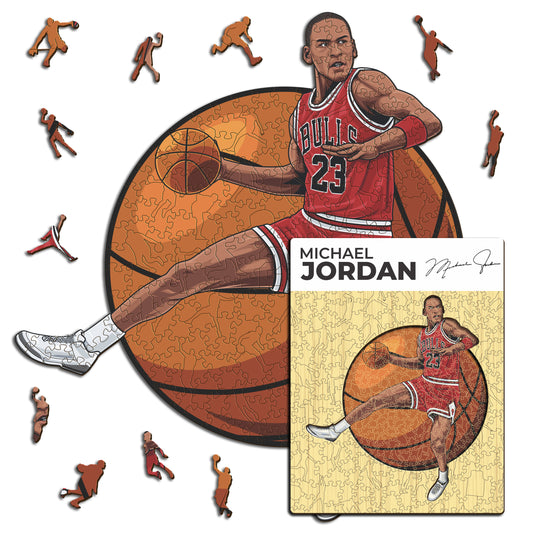 Michael Jordan - Puzzle en Bois