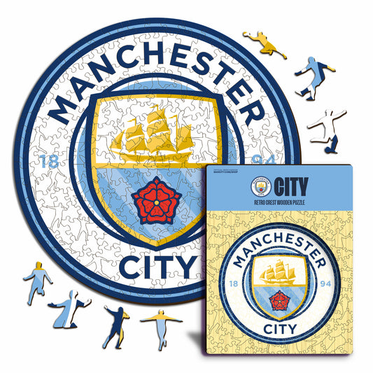 Logo Manchester City FC® - Puzzle en Bois