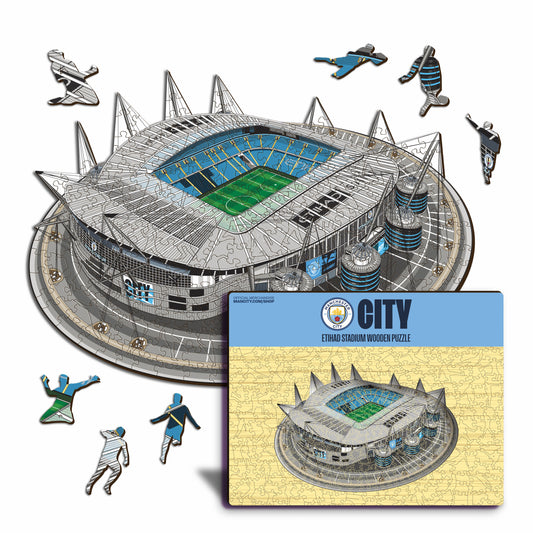 Etihad Stadium Man City FC® - Puzzle en Bois