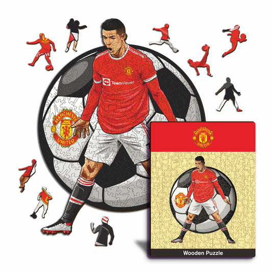 Cristiano Ronaldo - Puzzle en Bois