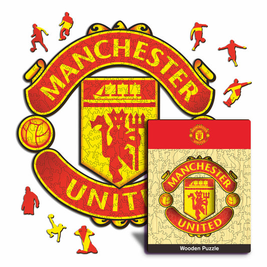 Manchester United FC® Logo - Puzzle en Bois