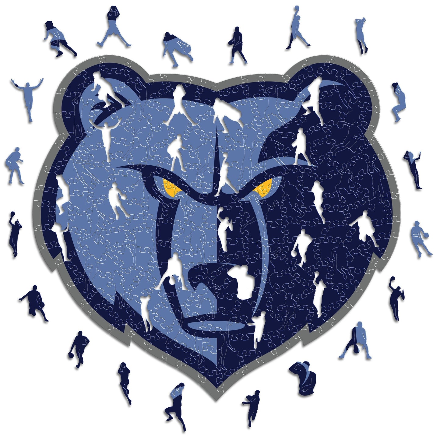 Memphis Grizzlies™ - Puzzle en Bois