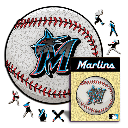 Miami Marlins™ - Puzzle en Bois