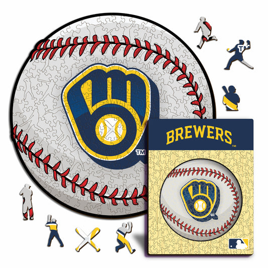 Milwaukee Brewers™ - Puzzle en Bois