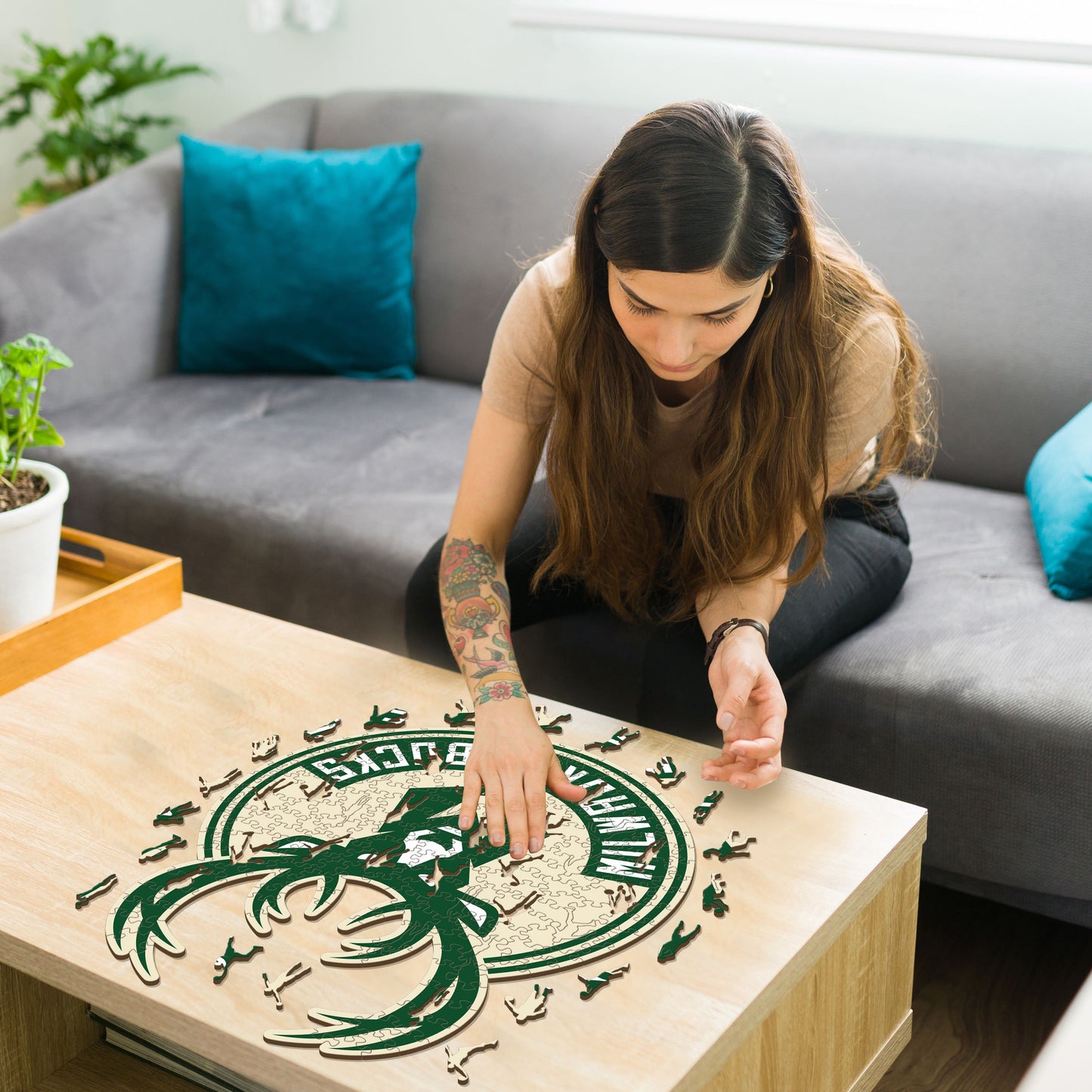 Milwaukee Bucks™ - Puzzle en Bois