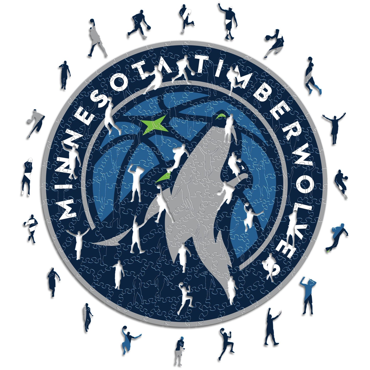 Minnesota Timberwolves™ - Puzzle en Bois