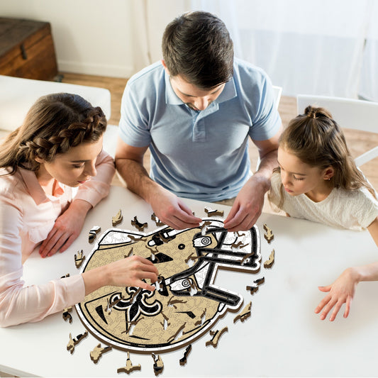 Casque New Orleans Saints™ - Puzzle en Bois