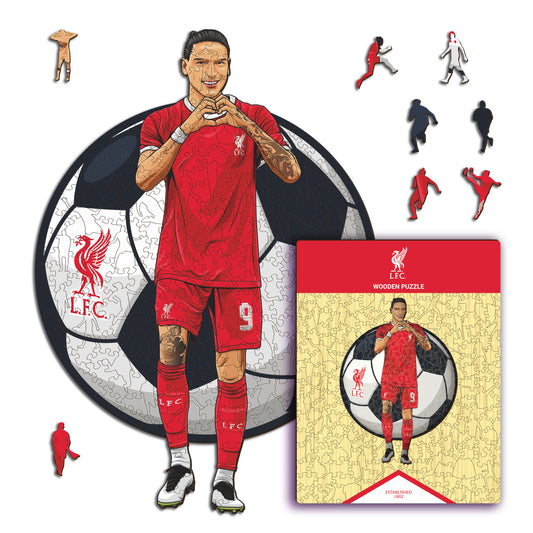 Darwin Nuñez - Puzzle en Bois