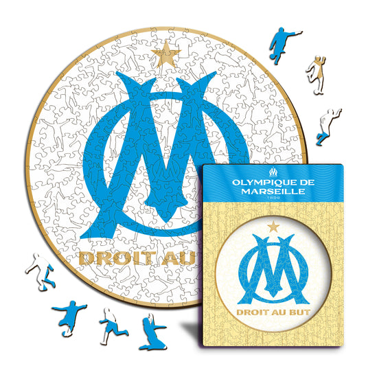 Logo Olympique de Marseille® - Puzzle en Bois