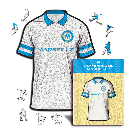 Maillot Olympique de Marseille® - Puzzle en Bois