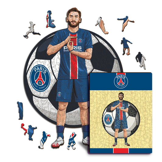 Khvicha Kvaratskhelia - Puzzle en Bois