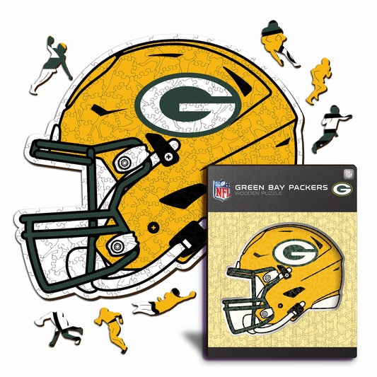Casque Green Bay Packers™ - Puzzle en Bois