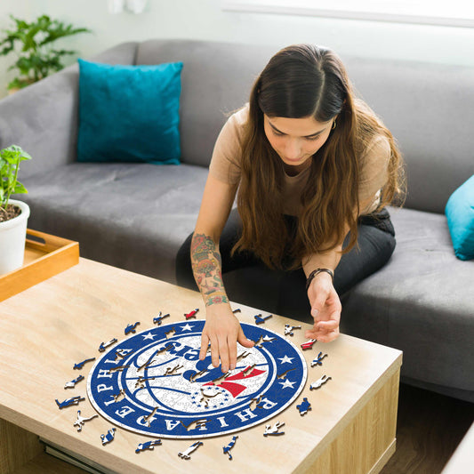 Philadelphia 76ers™ - Puzzle en Bois