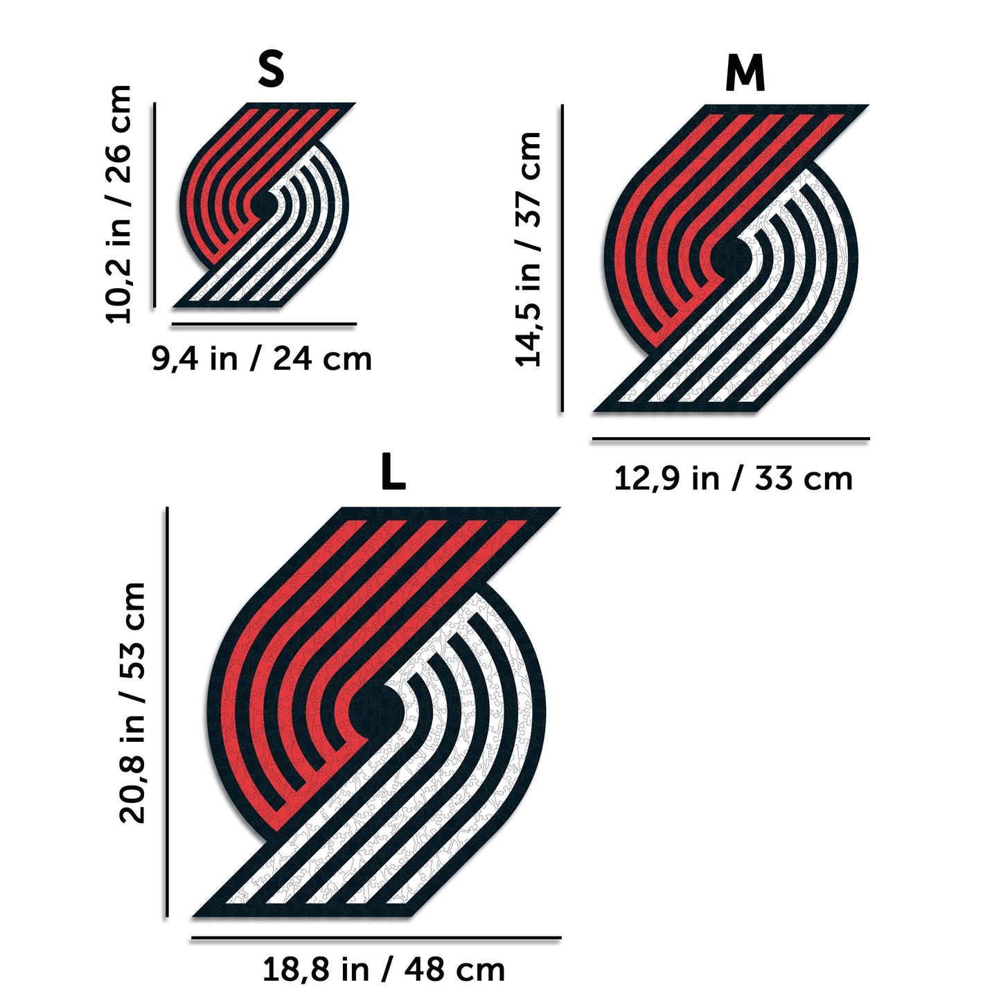 Portland Trail Blazers™ - Puzzle en Bois
