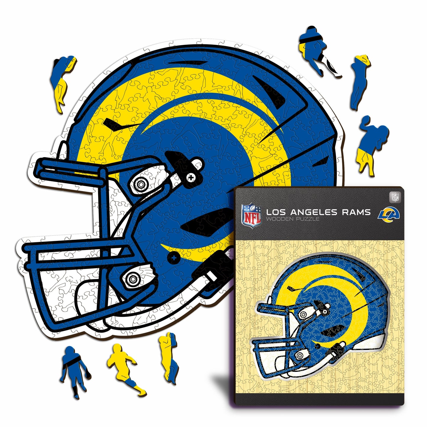 Casque Los Angeles Rams™ - Puzzle en Bois