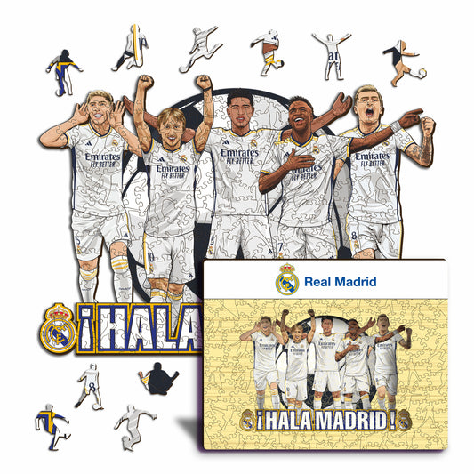 5 Jouers Real Madrid CF® - Puzzle en Bois